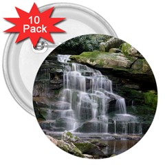 Elakala Falls 3  Buttons (10 Pack)  by trendistuff