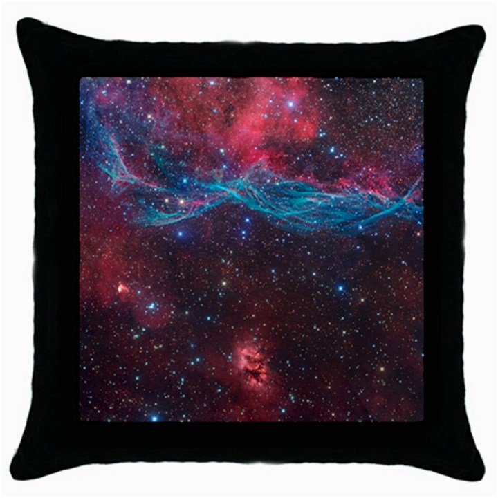 VELA SUPERNOVA Throw Pillow Cases (Black)