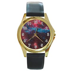 Vela Supernova Round Gold Metal Watches