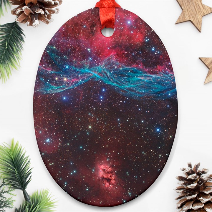 VELA SUPERNOVA Oval Ornament (Two Sides)