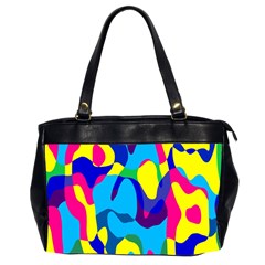 Colorful chaos Oversize Office Handbag (2 Sides)