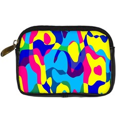 Colorful chaos 	Digital Camera Leather Case