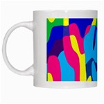 Colorful chaos White Mug Left