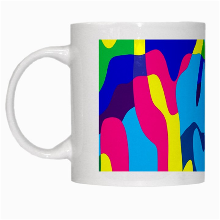 Colorful chaos White Mug