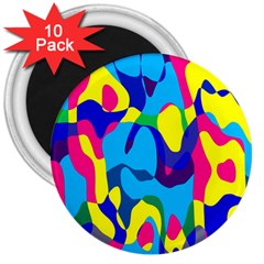 Colorful chaos			3  Magnet (10 pack)