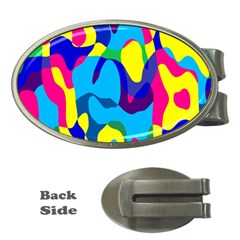 Colorful chaos			Money Clip (Oval)