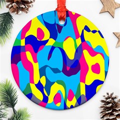 Colorful Chaos			ornament (round) by LalyLauraFLM