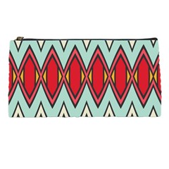 Rhombus And Chevrons Pattern 	pencil Case by LalyLauraFLM