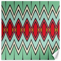 Rhombus And Chevrons Pattern			canvas 20  X 20  by LalyLauraFLM