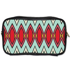 Rhombus And Chevrons Pattern			toiletries Bag (one Side) by LalyLauraFLM