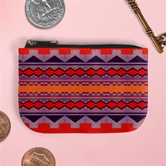 Rhombus Rectangles And Triangles 	mini Coin Purse by LalyLauraFLM