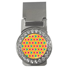 Colorful Stars Pattern			money Clip (cz) by LalyLauraFLM