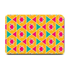 Colorful Stars Pattern			small Doormat by LalyLauraFLM