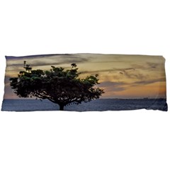 Sunset Scene At Boardwalk In Montevideo Uruguay Body Pillow Cases (dakimakura)  by dflcprints