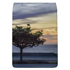 Sunset Scene At Boardwalk In Montevideo Uruguay Flap Covers (l)  by dflcprints