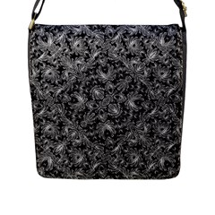 Luxury Patterned Modern Baroque Flap Messenger Bag (l)  by dflcprints