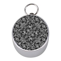 Luxury Patterned Modern Baroque Mini Silver Compasses by dflcprints