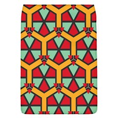 Honeycombs triangles and other shapes pattern			Removable Flap Cover (L)