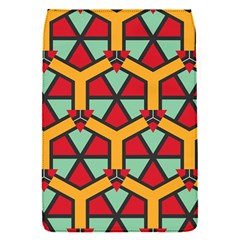 Honeycombs triangles and other shapes pattern			Removable Flap Cover (S)