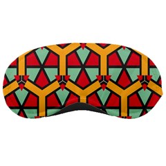 Honeycombs triangles and other shapes pattern			Sleeping Mask