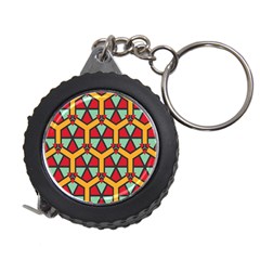 Honeycombs triangles and other shapes pattern			Measuring Tape