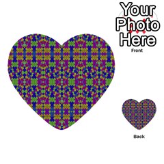 Ethnic Modern Geometric Pattern Multi-purpose Cards (heart)  by dflcprints