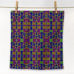 Ethnic Modern Geometric Pattern Face Towel by dflcprints