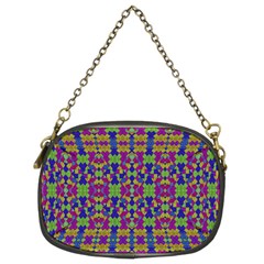 Ethnic Modern Geometric Pattern Chain Purses (two Sides)  by dflcprints