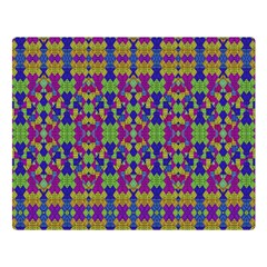 Ethnic Modern Geometric Pattern Double Sided Flano Blanket (large)  by dflcprints