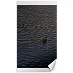 Lonely Duck Swimming At Lake At Sunset Time Canvas 40  x 72   39.28 x69.23  Canvas - 1