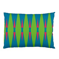 Connected Rhombus			pillow Case by LalyLauraFLM