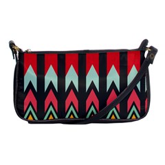 Waves And Other Shapes Pattern			shoulder Clutch Bag by LalyLauraFLM