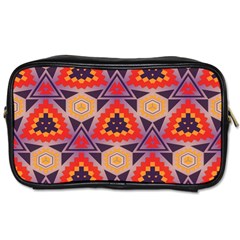 Triangles Honeycombs And Other Shapes Pattern			toiletries Bag (one Side) by LalyLauraFLM