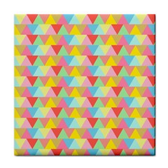 Triangle Pattern Face Towel by Kathrinlegg