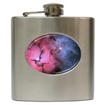 TRIFID NEBULA Hip Flask (6 oz) Front