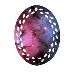 Trifid Nebula Oval Filigree Ornament (2-side) 