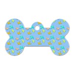 Birds Pattern2 Dog Tag Bone (One Side) Front