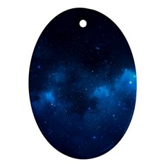 Starry Space Ornament (oval) 