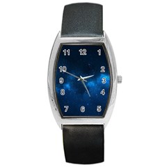 Starry Space Barrel Metal Watches