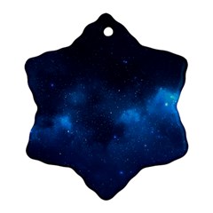 Starry Space Ornament (snowflake) 