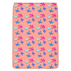 Birds Pattern On Pink Background Flap Covers (l)  by LovelyDesigns4U