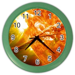 Solar Flare 2 Color Wall Clocks