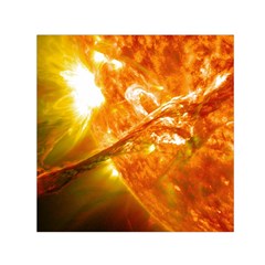 Solar Flare 2 Small Satin Scarf (square)  by trendistuff