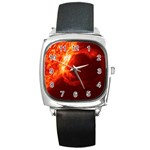 SOLAR FLARE 1 Square Metal Watches Front