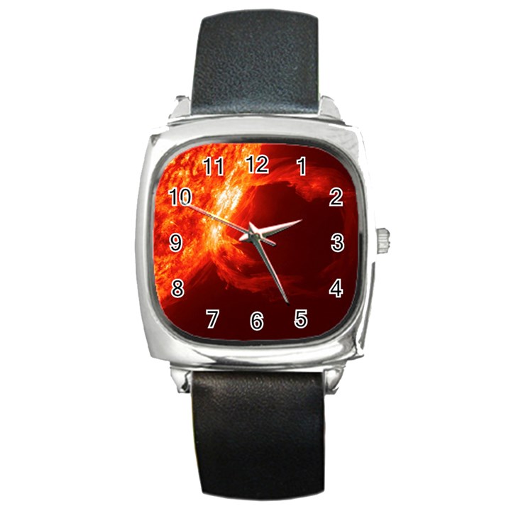 SOLAR FLARE 1 Square Metal Watches