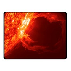 Solar Flare 1 Double Sided Fleece Blanket (small)  by trendistuff