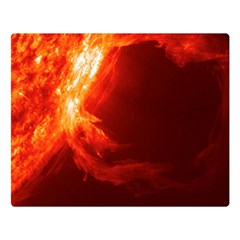 Solar Flare 1 Double Sided Flano Blanket (large)  by trendistuff