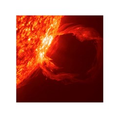 Solar Flare 1 Small Satin Scarf (square)  by trendistuff