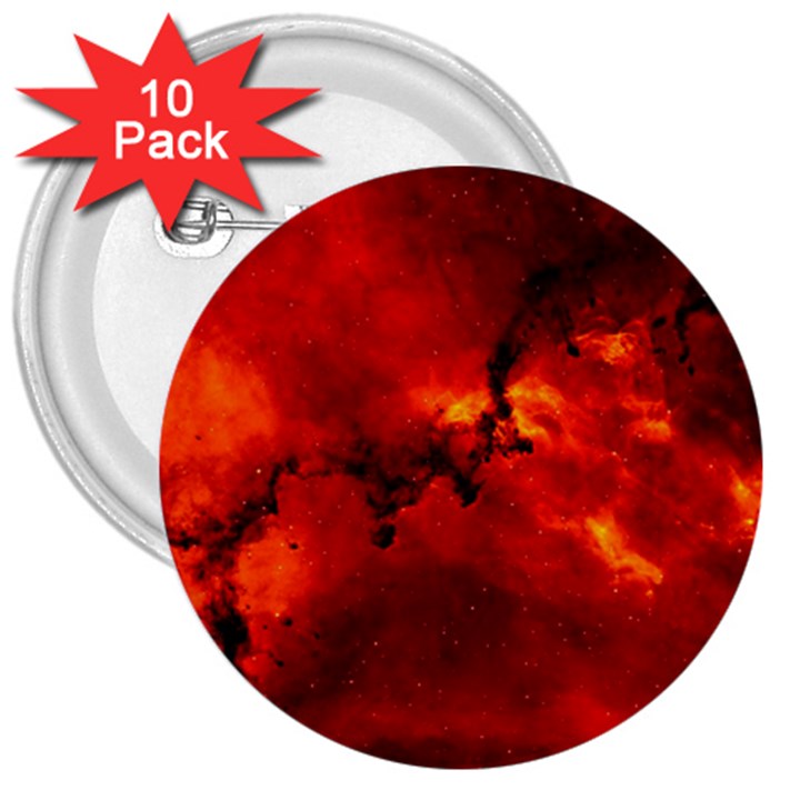 ROSETTE NEBULA 2 3  Buttons (10 pack) 