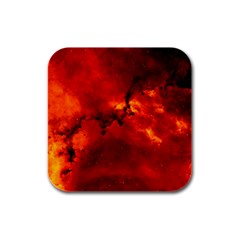 Rosette Nebula 2 Rubber Square Coaster (4 Pack)  by trendistuff